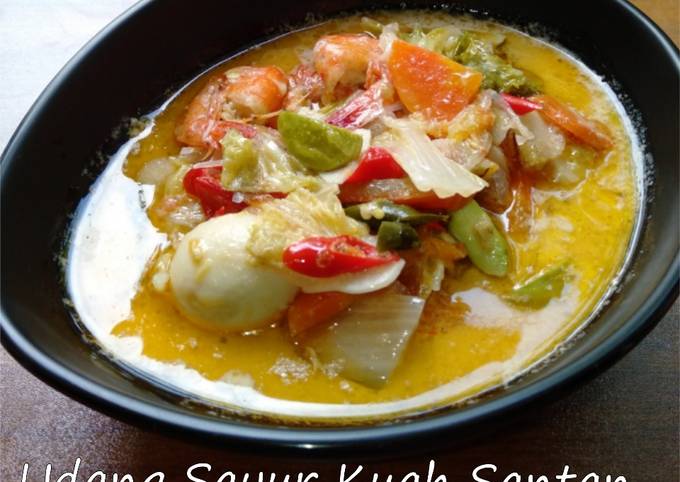 Resep: 123. Udang sayur kuah santan Ekonomis Untuk Dijual
