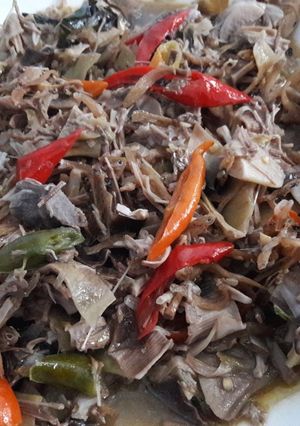 Foto resep Tumis bunga pisang