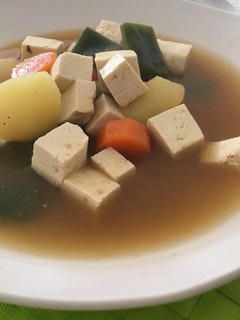 Una foto de Sopa miso