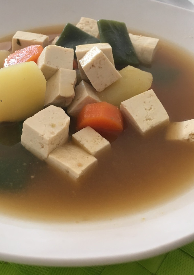 Una foto de Sopa miso