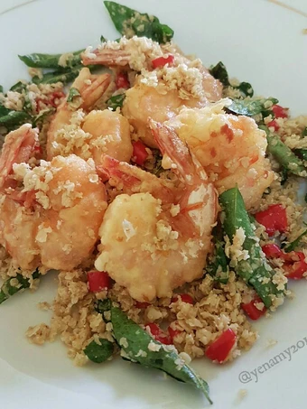 Cara Mudah Membikin Resep Udang goreng mentega cereal /Cereal butter prawn yang Uenak Anti Ribet, Lezat Sekali
