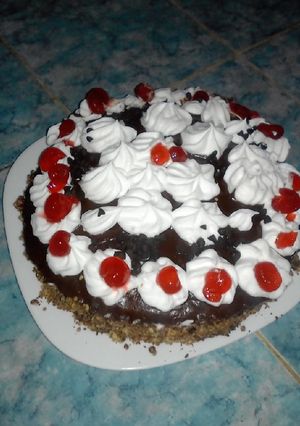 صورة لوصفة كيكة المقلة لعيد ميلاد زوجي