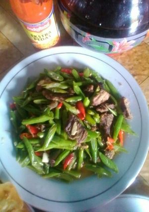 Foto resep Tumis buncis daging sapi