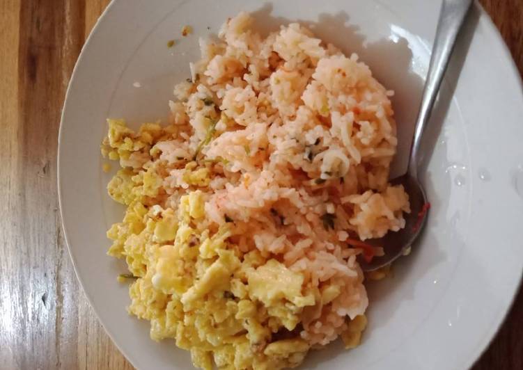 Fried Rice with scrambled eggs