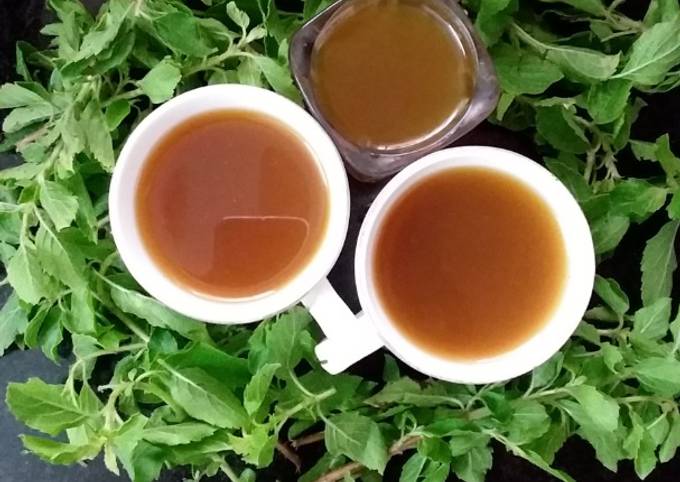 tulsi cha kadha recipe in marathi