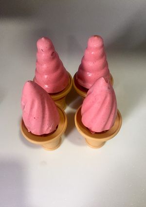 A picture of Strawberry ice cream.