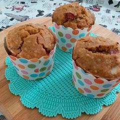 Healthy wheat oats cup cake A picture of Healthy wheat oats cup cake.