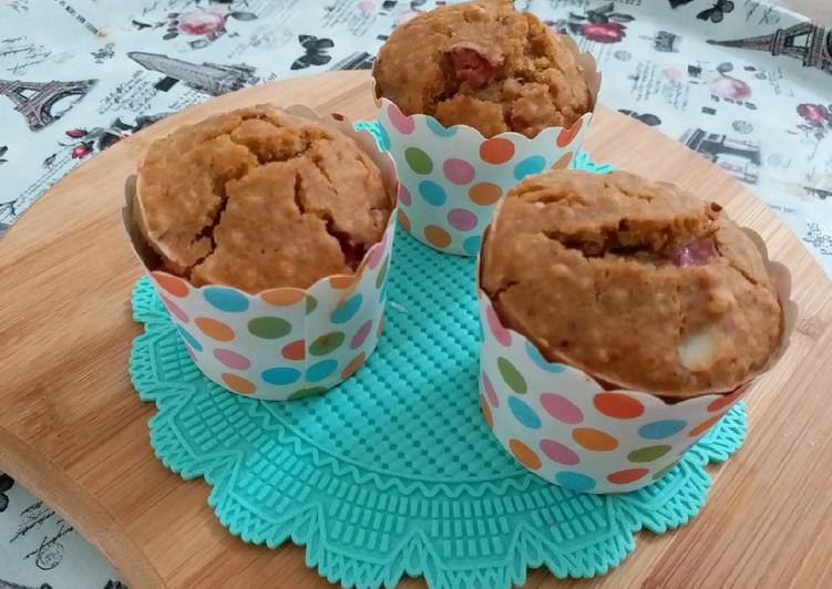 Healthy wheat oats cup cake