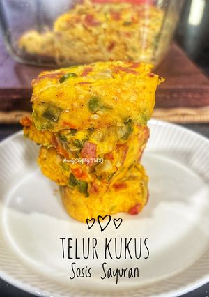 Foto resep Telur Kukus Sosis Sayuran