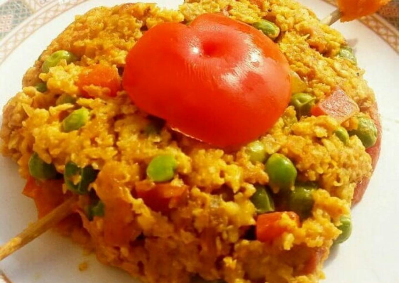 Oats vegetable upma