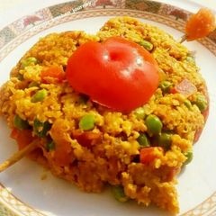 A picture of Oats vegetable upma.