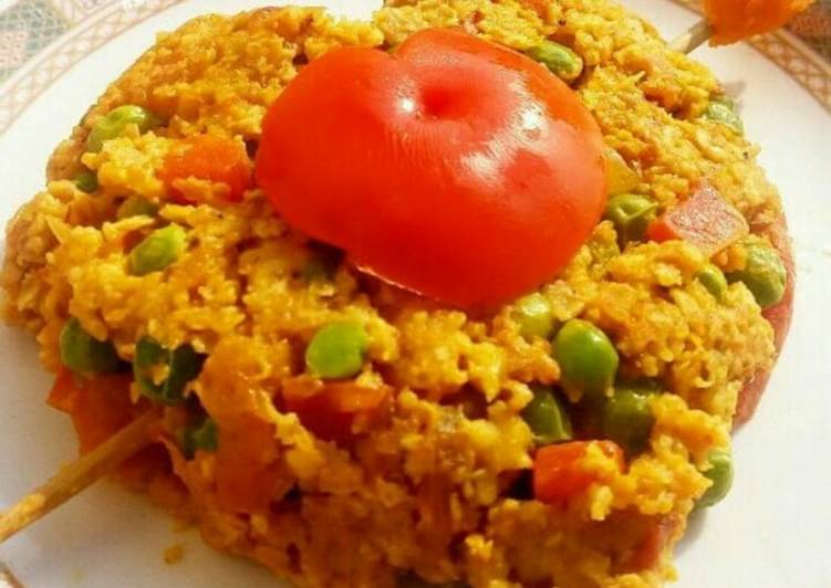 Oats vegetable upma