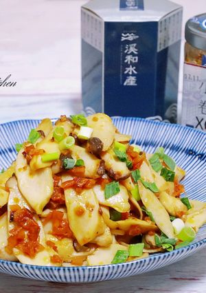 小卷XO醬涼拌杏鮑菇 的食譜成品照片