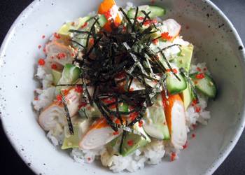 How to Make Appetizing California Sushi Rice Bowl