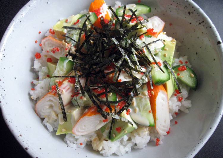 Easiest Way to Prepare Any-night-of-the-week California Sushi Rice Bowl