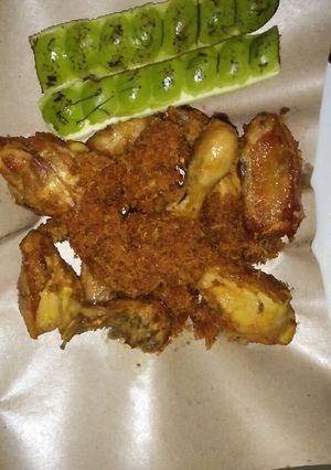 Foto resep Ayam goreng serundeng