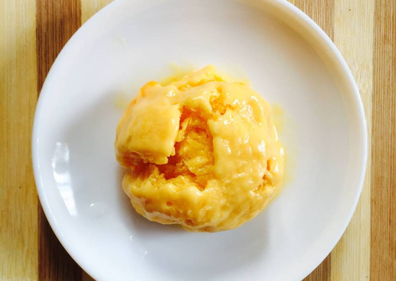 Egg less Mango Ice Cream