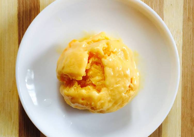 Egg less Mango Ice Cream