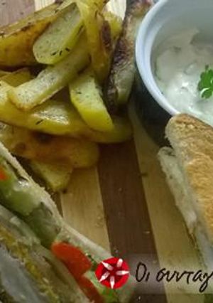 Φωτογραφία της συνταγής Club Sandwich Λαχανικών (+Burger)