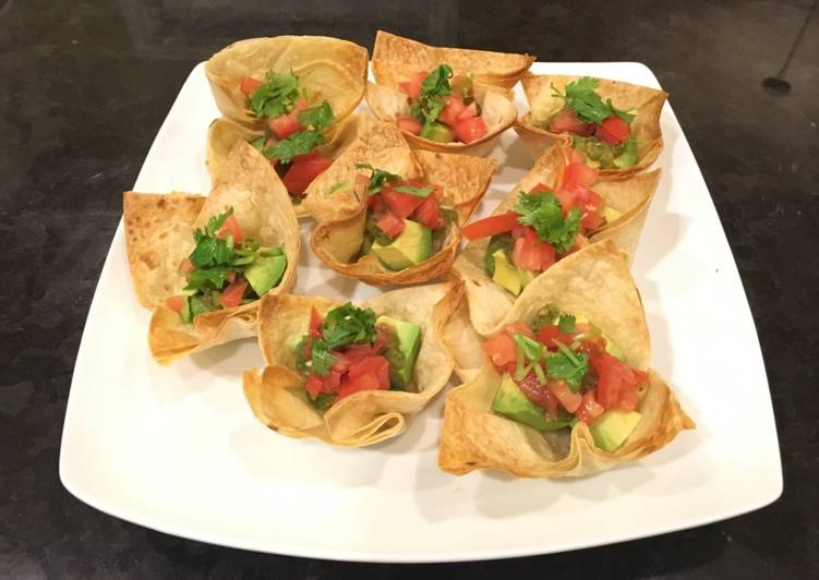 Easiest Way to Prepare Perfect Crunchy Mini Taco Cups