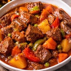 A picture of Instant Pot Beef Mechado.