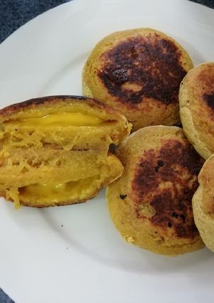 Una foto de Arepas de plátano Gluten free