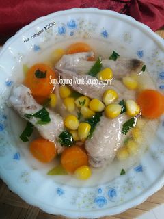 Foto resep Sup Jagung Manis Sayap Ayam