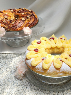 Una foto de 👑🐪Rosca de Reyes rellena - 2 variantes: Nutella y Dulce de leche con nuez - Receta súper rendidora🐪👑