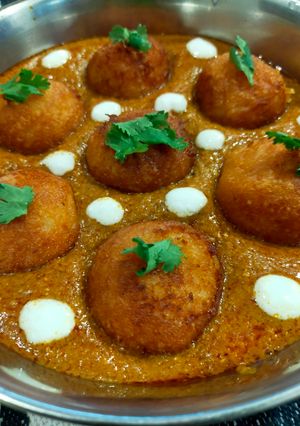 A picture of Malai Kofta.