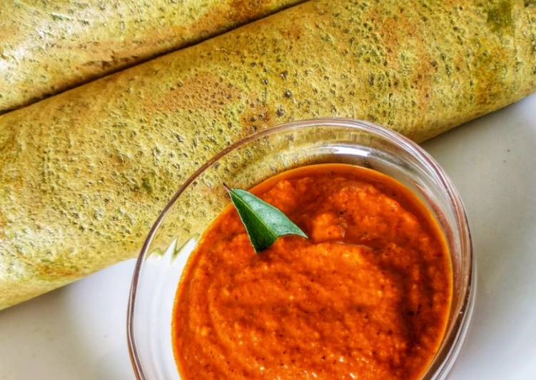 Green Moong Dal Crispy Dosa