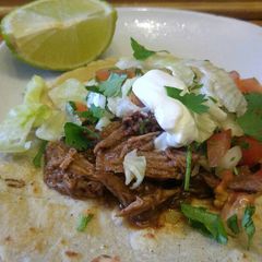 A picture of Beef Barbacoa Tacos.