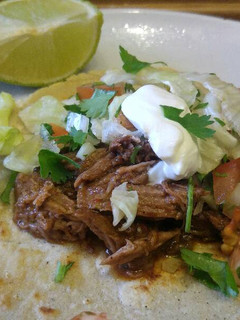 A picture of Beef Barbacoa Tacos.
