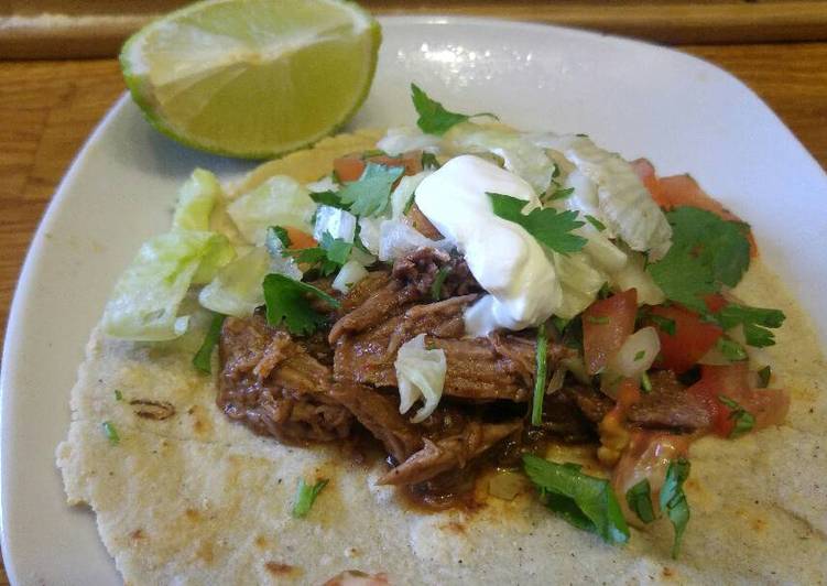 Simple Way to Prepare Super Quick Homemade Beef Barbacoa Tacos