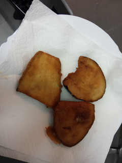 Una foto de Berenjena empanada 🍆