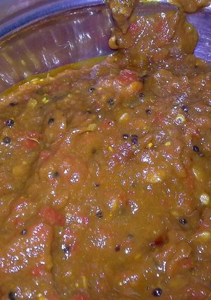 A picture of Onion Thokku.