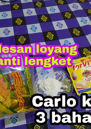 Foto resep Carlo kw 3 bahan saja