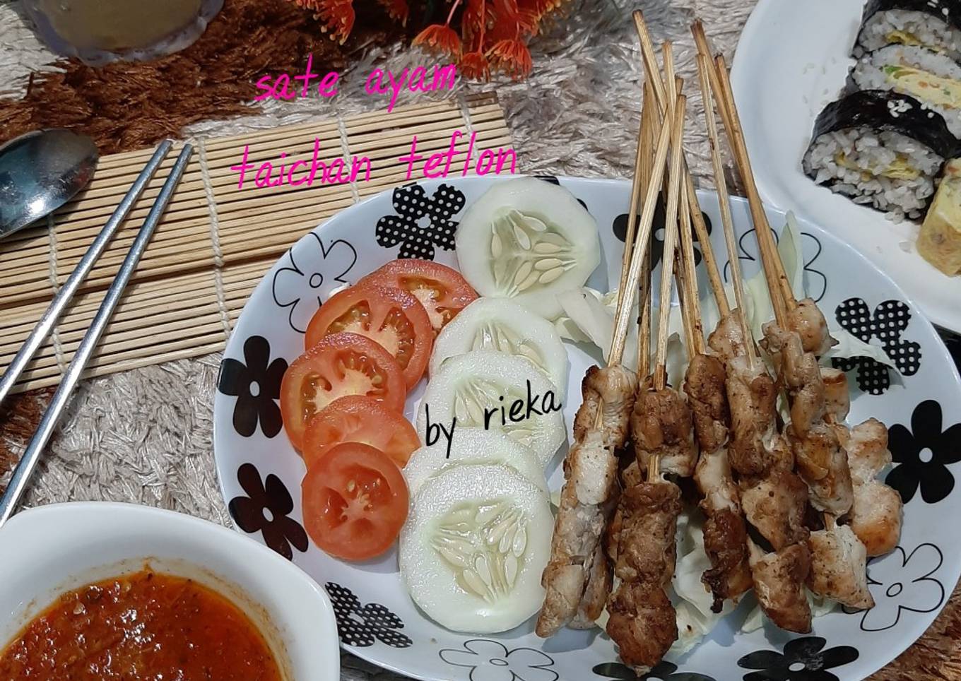 23. Sate Taichan teflon