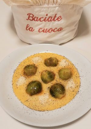 Foto di Polenta e cavoletti di Bruxelles