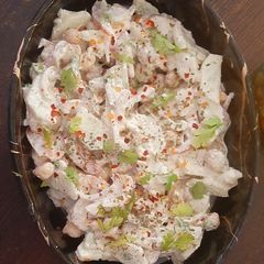 A picture of Cucumber salad.