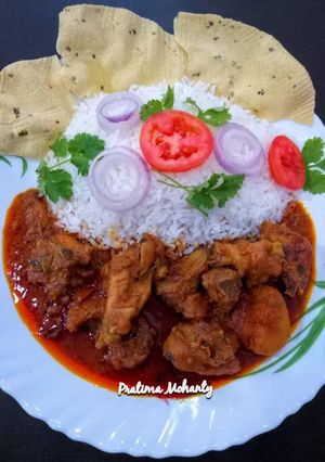 A picture of Chicken Masala.