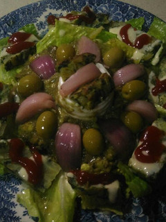 Una foto de Ensalada de tortilla