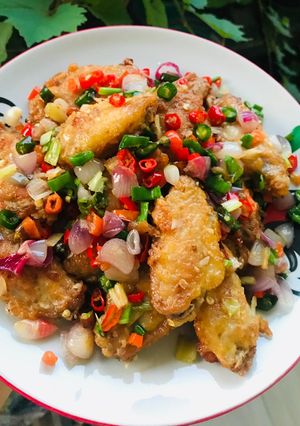 Foto resep Sayap oseng bawang