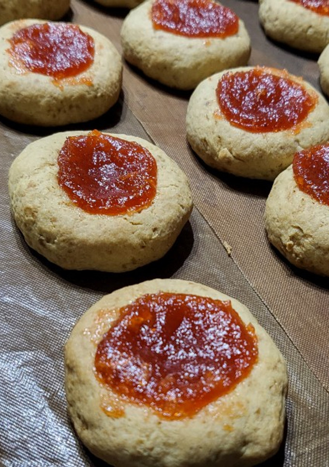 Una foto de Pepas - Ojitos sin gluten con azúcar mascabo