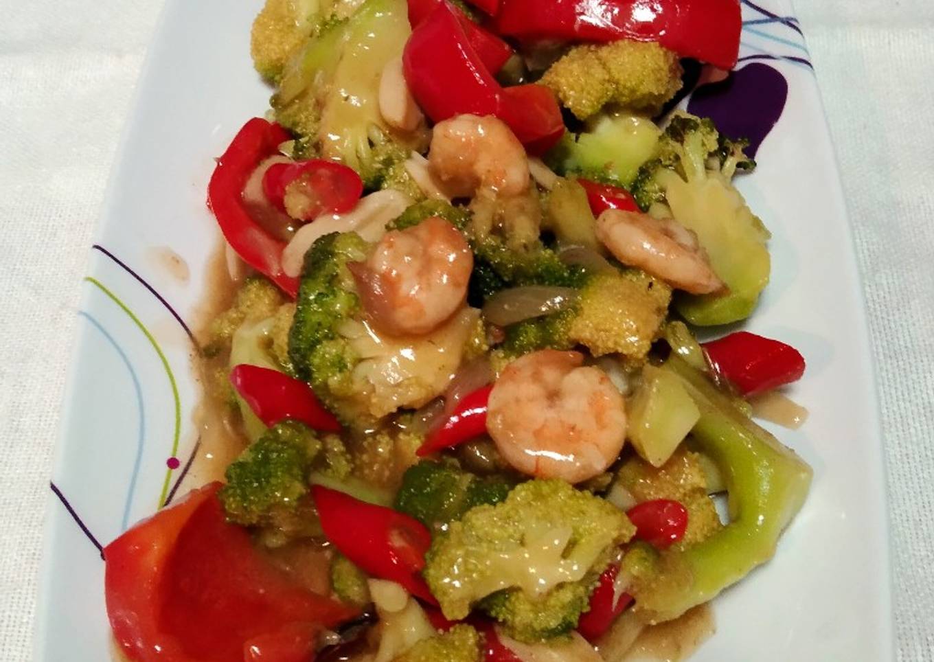 Tumis Udang Brokoli