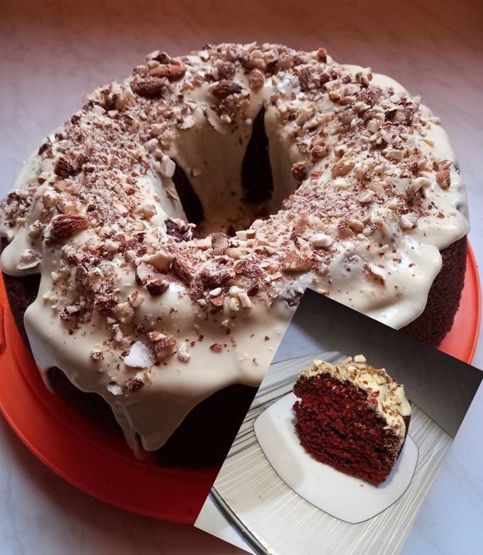 Φωτογραφία της συνταγής Red velvet cake 👄