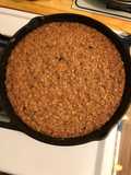 Oatmeal Raisin Skillet Cookie