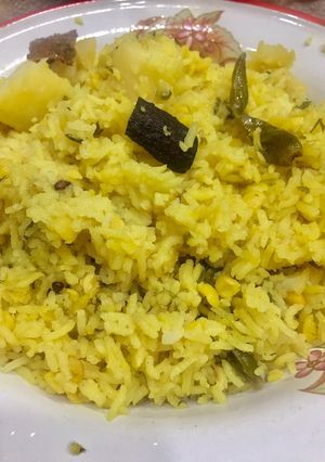 A picture of Methi khichdi.