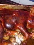 Lechón en horno de barro (al carbón - leña)