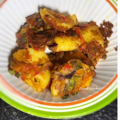 A picture of Potato pakora🥔🌶🍽.