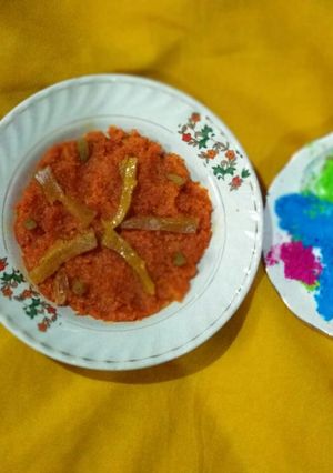 A picture of Gajar ka halwa.